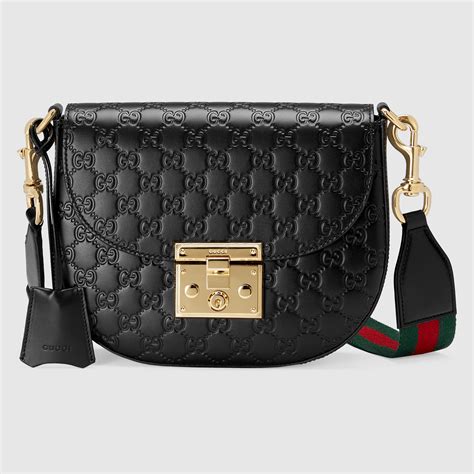 gucci signature leather shoulder bag|farfetch Gucci shoulder bags.